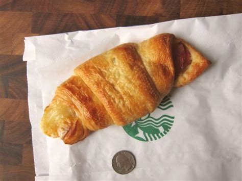 Review: Starbucks - Ham and Cheese Croissant | Brand Eating