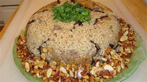 Upside-Down Rice (Makloubeh) | Recipe | Recipes, Rice recipes ...