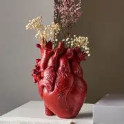 Heart Vase Vases Flowers Creative Heart shaped Sculpture - Temu