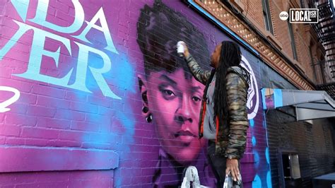 "Wakanda Forever" Murals brighten up communities - ABC7 New York