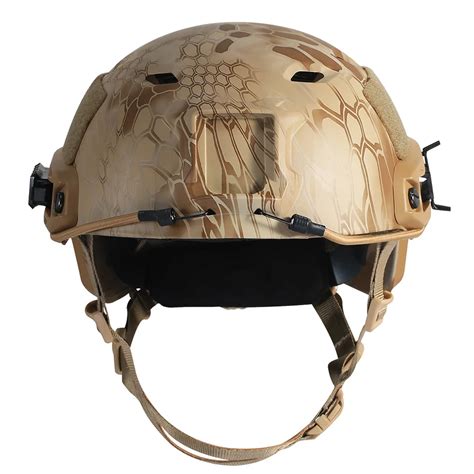 Military Tactical Camouflage Helmet Fast BJ with Night Vision Head ...