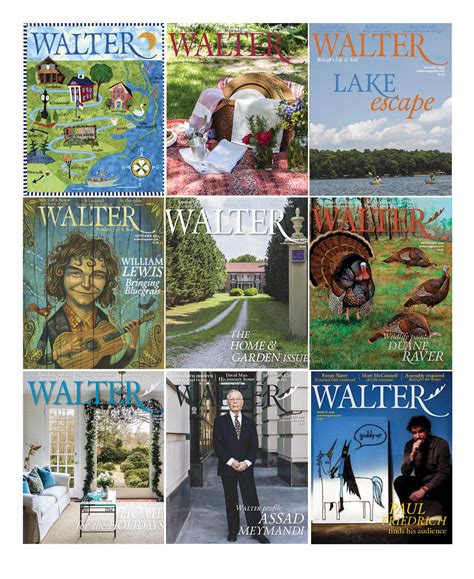 The First 10 Years of WALTER Covers - WALTER Magazine