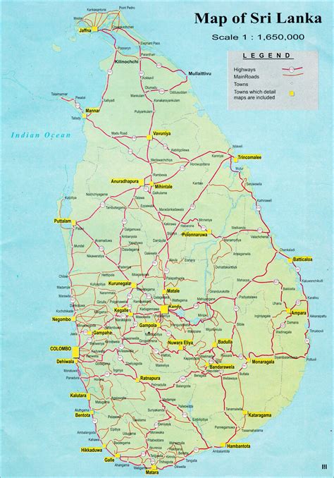 Highway Map In Sri Lanka – The World Map