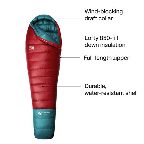 Mountain Hardwear Phantom Sleeping Bag: 0F Down - Hike & Camp