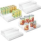 Amazon.com: mDesign Plastic Kitchen Food Storage Organizer Shelves ...