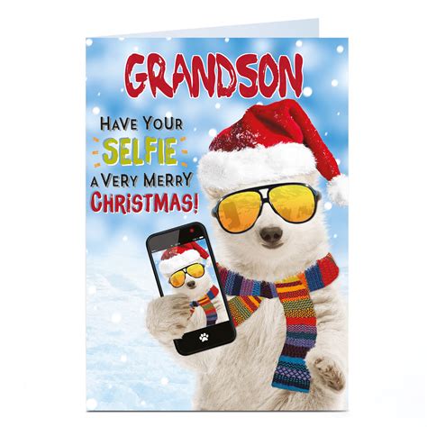 Buy Personalised Christmas Card - Have Your Selfie A Merry Christmas ...