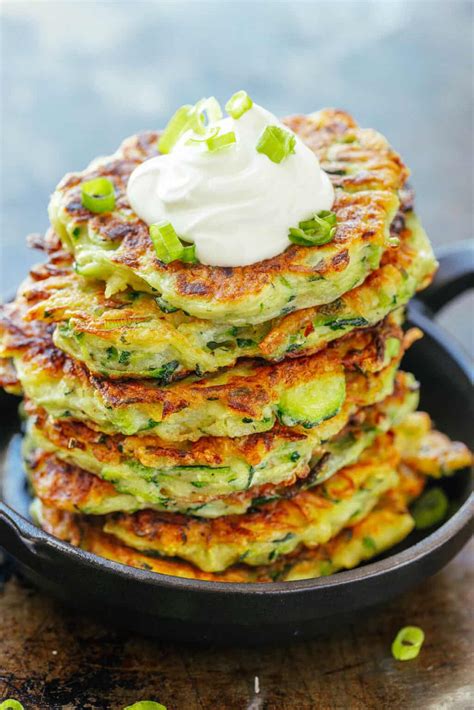 Easy Zucchini Fritters Recipe (VIDEO) - NatashasKitchen.com