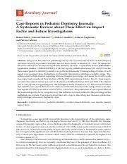 Case_Reports_in_Pediatric_Dentistry_Journals_A_Sys.pdf - dentistry ...