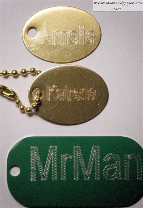 Cute and Some: SILHOUETTE CAMEO ENGRAVED TAGS