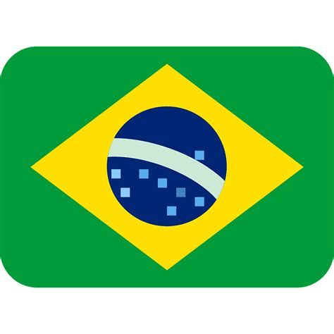 Brasil Bandera clipart. Dibujos animados descargar gratis. | Creazilla