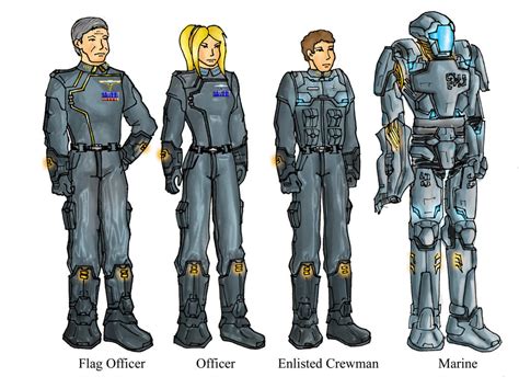 Galactic Federation Uniforms by GuiMontag on DeviantArt