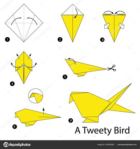 How To Make An Origami Bird 2 Paper Crafts Instructio - vrogue.co