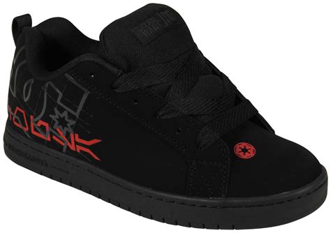 DC Star Wars Court Graffik Shoe - Black / Grey / Red