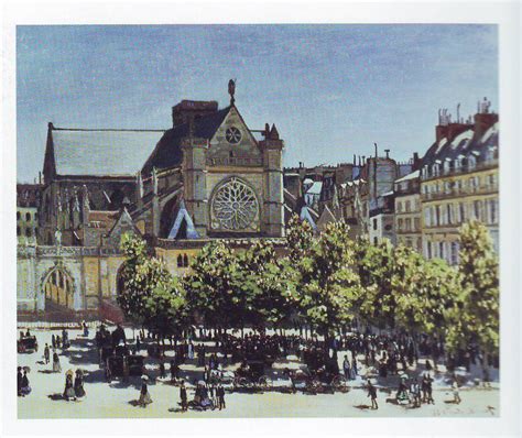 Saint germain l'Auxerrois paris Painting | Claude Oscar Monet Oil Paintings