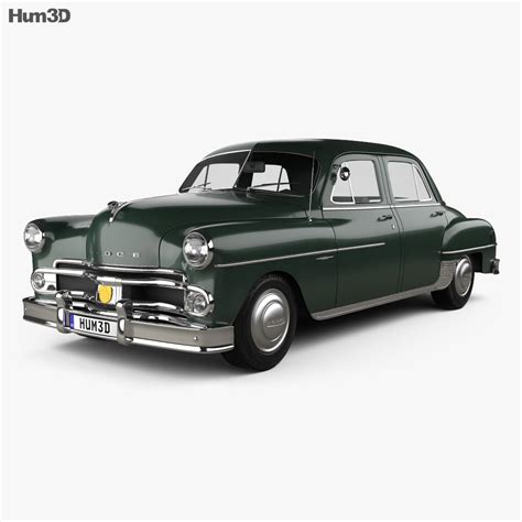 Dodge Coronet sedan 1950 3D model - Hum3D