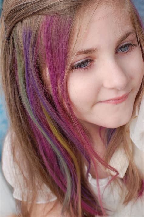 Chalk hair color. | Kids hair color, Types of hair color, Hair dye for kids