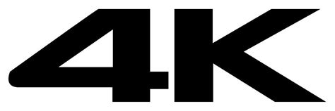 4K Logo - LogoDix