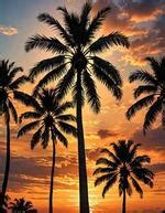 Free Palm Tree Palm Leaf Tropical Phone Wallpaper. Insert Your Photos ID:481814