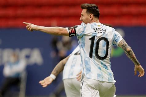 Leo Messi named player of tournament in Copa América