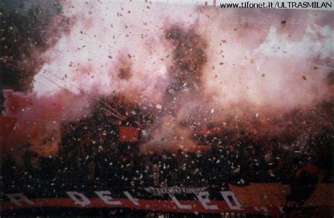 Old school ultras photos from AC Milan