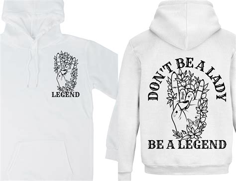 Don't Be A Lady Be A Legend PNG, Grunge PNG, Badass Lady Shirt, Rock On, Pocket Design - Etsy