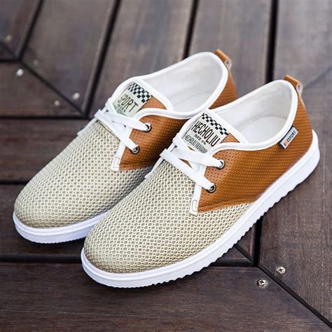 2017 Hot Sale Men Summer Shoes Breathable Male Casual Shoes Fashion Chaussure Homme Soft Zapatos ...