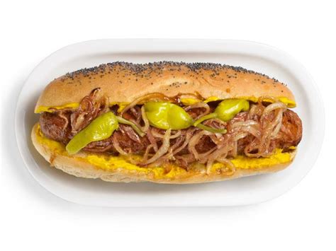 Maxwell Street Polish Sausage Sandwiches Recipe | Jeff Mauro | Food Network