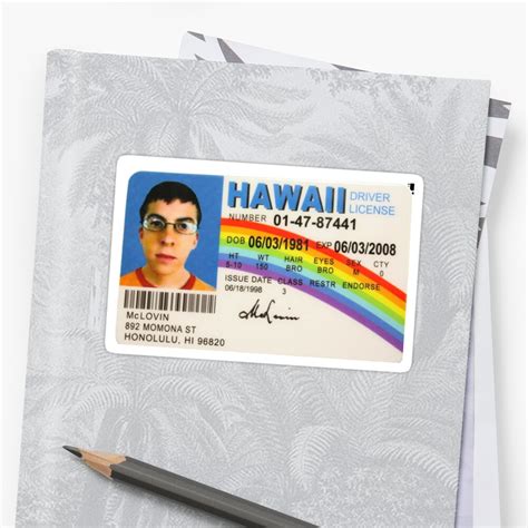 Printable Mclovin Id - Printable Templates