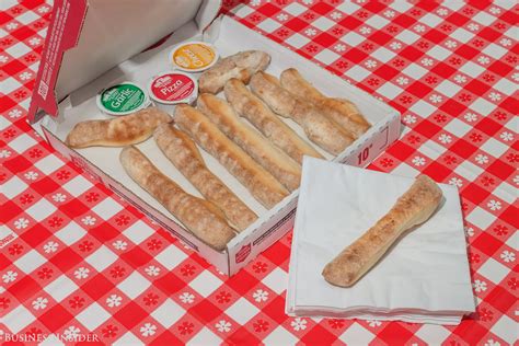 And lastly, Papa John's breadsticks. These look impressive, if only ...