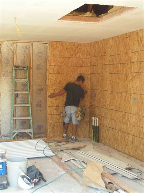 OSB Garage Walls | Garage walls, Garage interior, Osb