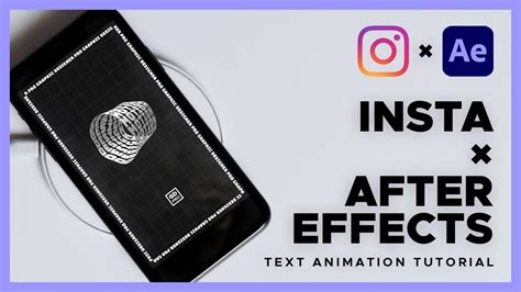 Typography Text Animation - For Instagram | After Effects Simple Tutorial | Free Project - YouTube