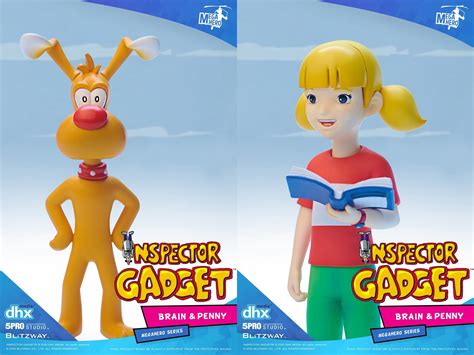 Mega Hero Series: Inspector Gadget: Penny & Brain Action Figure | HLJ.com