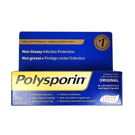 Polysporin Cream Original 2 Antibiotics (30 grams) – beyondRx.ca (by 99 Pharmacy)