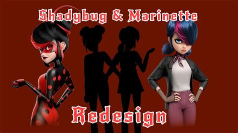 Shadybug & Marinette Redesign! | Miraculous Paris: Tales of Shadybug and Claw Noir - YouTube