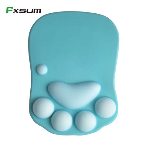 Aliexpress.com : Buy 3D Cat Silicon Paw Mouse Pad Thick Mousepad with Skid Resistance Memory ...