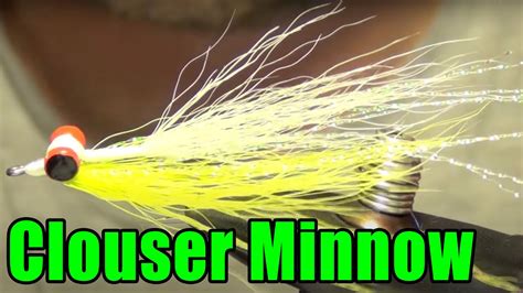 Clouser Minnow Saltwater Fly Tying Video Instructions and Directions - YouTube