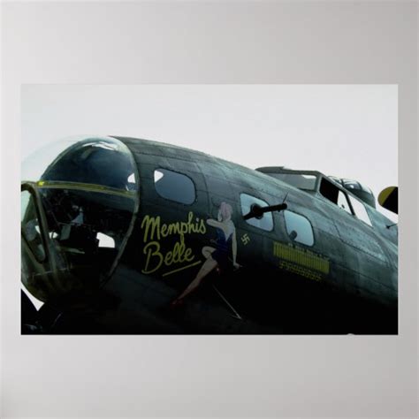 Memphis Belle, nose art Poster | Zazzle.com