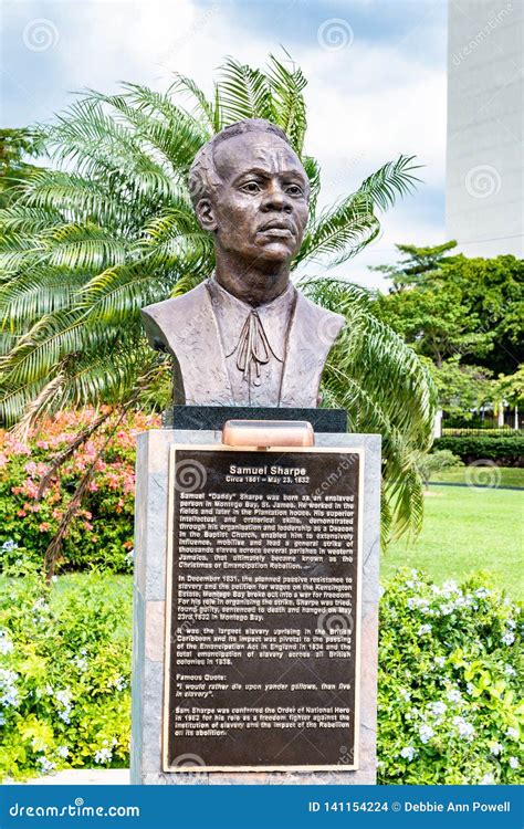 Statue/Sculpture of Jamaican National Hero Samuel Sharpe/Sam Sharpe Editorial Stock Image ...