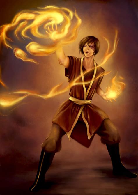 Zuko Firebending by schattenlos on DeviantArt