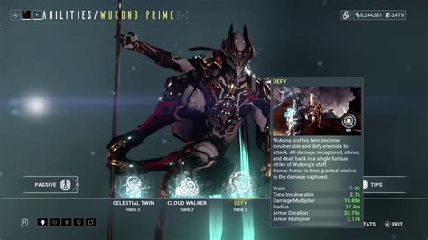 Warframe - Wukong Prime Build/Loadout - YouTube