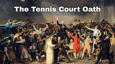 20th June 1789: Tennis Court Oath sworn by the French National Assembly - YouTube