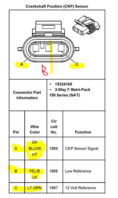 41+ 3 Wire Crank Position Sensor Wiring Diagram - JillyAleeza