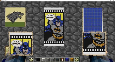 Minecraft pixel art - I AM BATMAN! : Minecraft