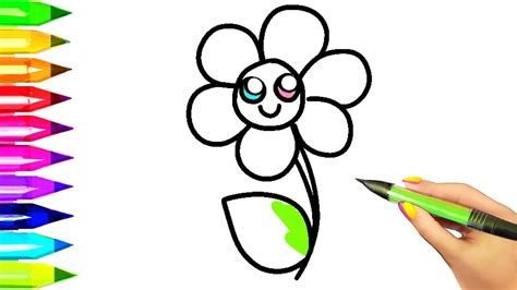 Step By Step Drawing Flowers For Kids | Free download on ClipArtMag