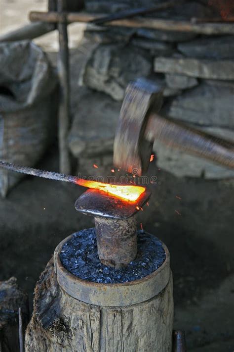 Blacksmiths forging tools stock image. Image of tools - 35772413