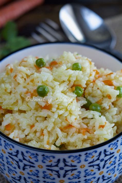 Rice With Peas & Carrots - Sweet y Salado