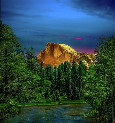 Half Dome at Sunrise at Yosemite National Park Photograph by Joseph ...