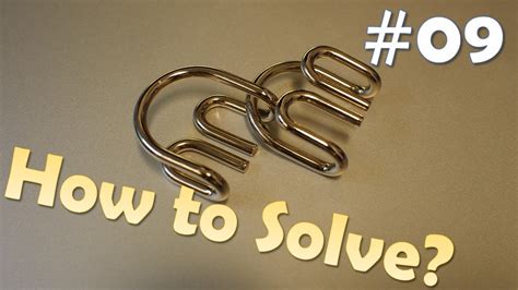 Can you solve this brain teaser? Metal puzzle solution - Part 9 - Double "U" Shape - YouTube
