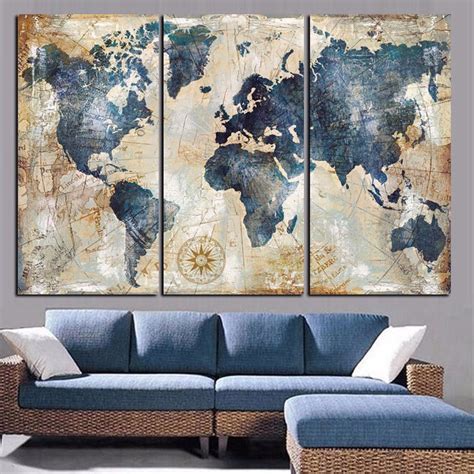 World Map Wall Art | [+] WALL ART IDEAS