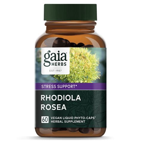 Rhodiola Rosea Pills - Stamina & Stress Support | Gaia Herbs: Gaia Herbs®